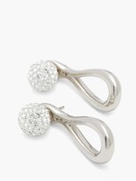 Thumbnail for your product : Loewe Drop Crystal-embellished Earrings - Crystal