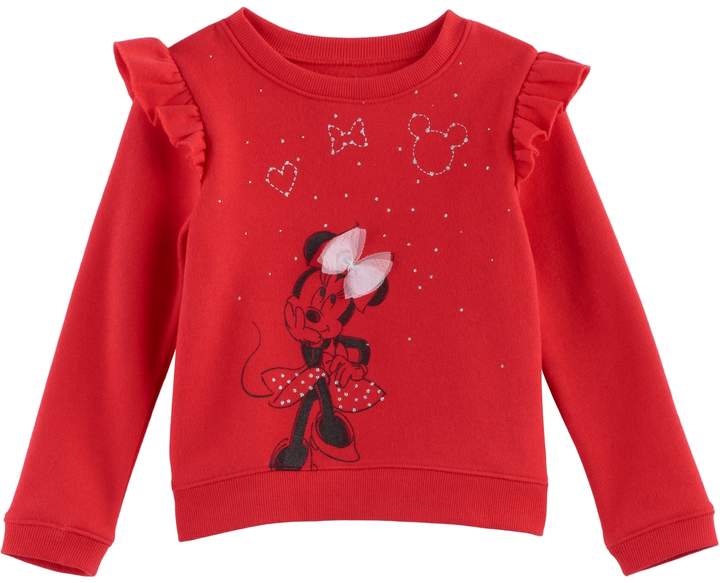 Disneyjumping Beans Disney's' Minnie Mouse Toddler Girl Ruffled Fleece