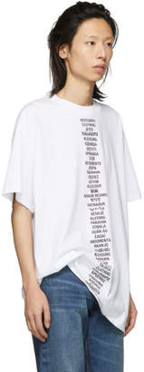 Vetements White Translated T-Shirt