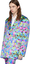 Thumbnail for your product : Dries Van Noten Multicolor Neon Floral Blazer
