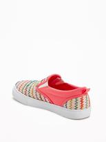 Thumbnail for your product : Old Navy Multi-Color Raffia Slip-Ons for Girls