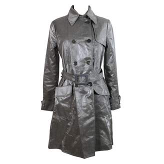 Armani Collezioni \N Silver Linen Trench coats