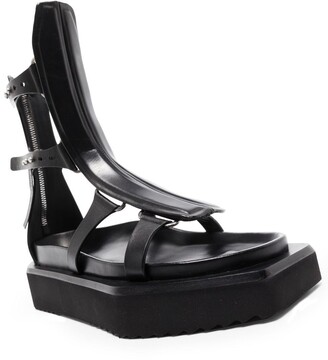 Rick Owens Cyclops Spartan platform sandals - ShopStyle