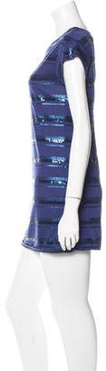 Trina Turk Sequin-Embellished Mini Dress