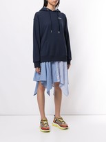 Thumbnail for your product : BAPY BY *A BATHING APE® Layered Hooded Sweatshirt Dress