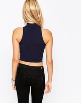 Thumbnail for your product : ASOS The Turtle Neck Crop Top