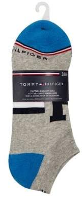 Tommy Hilfiger Men's 3-Pack Classic H Low-Cut Socks