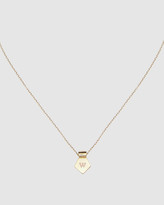 Thumbnail for your product : CA Jewellery Women's Gold Necklaces - Letter W Pendant Necklace Gold