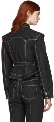 Marques Almeida Black Detachable Sleeve Jacket