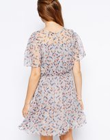 Thumbnail for your product : Traffic People Give Me a Kiss Silk Dress
