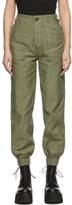 Thumbnail for your product : R 13 Green Utility Trousers