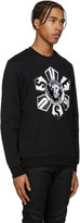 Thumbnail for your product : Versus Black Embroidered Logo Sweatshirt
