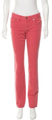 Tory Burch Straight-Leg Mid-Rise Jeans w/ Tags