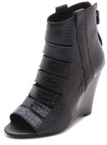 Thumbnail for your product : Rebecca Minkoff Sonny Peep Toe Wedge Booties