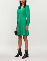 Thumbnail for your product : Whistles Button-through crepe dress