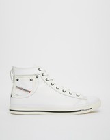 Thumbnail for your product : Diesel Exposure Leather Sneakers