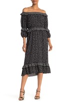 Thumbnail for your product : Max Studio Long Sleeve Tier Maxi Dress