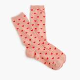 Thumbnail for your product : J.Crew Heart trouser socks