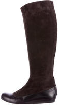 Thumbnail for your product : Lanvin Suede Knee-High Boots