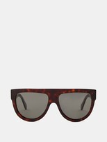 Thumbnail for your product : Celine Flat-top Tortoiseshell-acetate Sunglasses