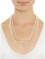 Thumbnail for your product : Renee Lewis Pearl Multi-Strand Necklace with Diamond 'Shake' Clasp