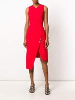 Thumbnail for your product : Versus sleeveless fitted wrap dress