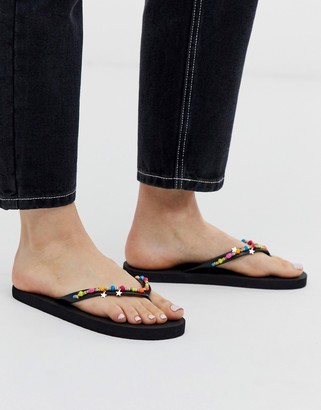accessorize flip flops