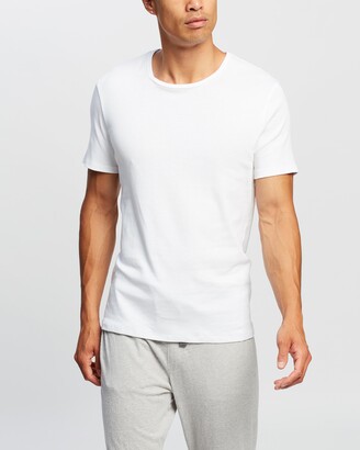 Marks and Spencer Men's White Basic T-Shirts - 3-Pack Crew - Size XL at The Iconic