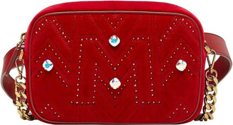 MCM Women's Red Quilted Leather Millie Crossbody Chain Bag MYZ9AME42RU001 -  ShopStyle