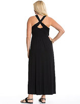 Thumbnail for your product : Lane Bryant Cross back maxi dress