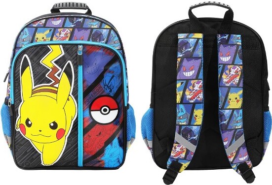 Pokemon PokemonPikachuandPokeball16"Kid'sBackpackForSchoolAndTravel