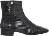 Thumbnail for your product : Office Adore Side Zip Casual Boots Black Croc Eather