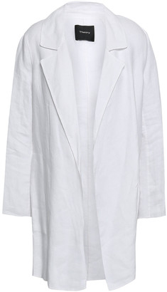 Theory Clairene Linen And Cotton-blend Jacket