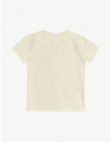 Thumbnail for your product : Mini Rodini Teddy Bear patch-embroidered organic cotton T-shirt 4-11 years