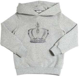 Dolce & Gabbana Hooded Royal Cotton Sweatshirt