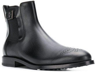 Tod's Buckled Ankle Boots