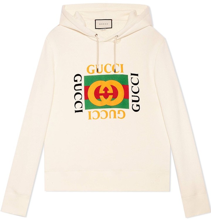 black and white gucci hoodie