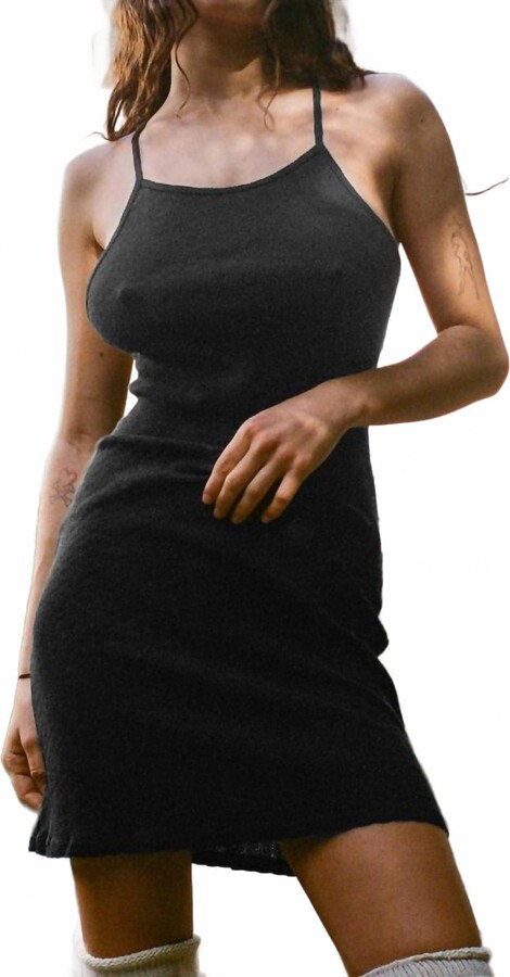 Gil Rodriguez Women's Pointelle Miro Mini Dress In Black