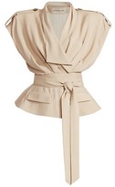 Thumbnail for your product : Alexandre Vauthier Sleeveless Short Trench Jacket