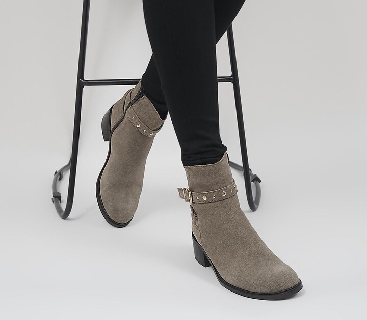 office studded ankle boots