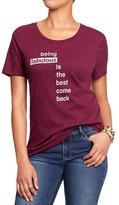 Thumbnail for your product : Old Navy Women's Text-Graphic Slub-Knit Tees