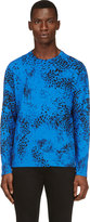 Thumbnail for your product : Balmain Pierre Blue Cotton Animal Print T-Shirt