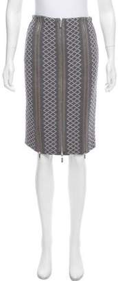 Thom Browne Patterned Knee-Length Skirt