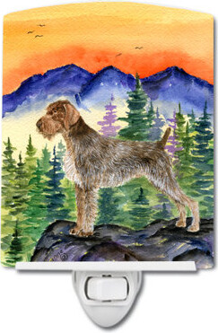 German Wirehaired Pointer Ceramic Night Light