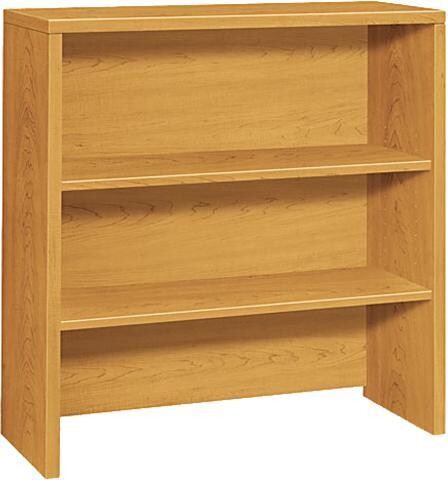HON Basyx 105292CC Bookcase Hutch, 36w x 14-5/8d x 37-1/8h, Harvest