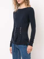 Thumbnail for your product : Autumn Cashmere lace-up sweater