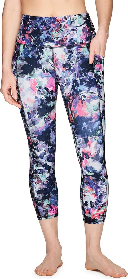 RBX Active Womens Capris Leggings Yoga Athletic Workout Cropped