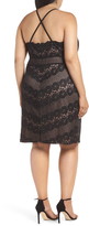 Thumbnail for your product : Morgan & Co. Mitered Lace Halter Dress