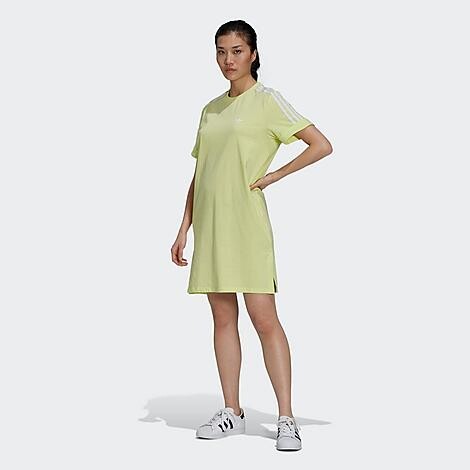 adidas Women's Adicolor Classics Roll-Up Sleeve Dress -