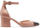 Thumbnail for your product : Gianvito Rossi 60 Two-tone Leather Mary Jane Pumps